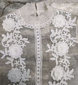 Lace Floral Sheer Blouse