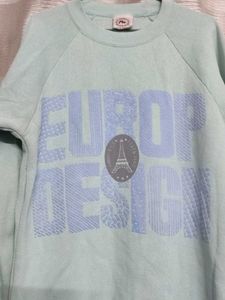 Europe Design Light Blue Sweatshirt