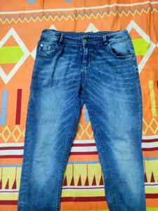 Blue Wash Denim Jeans