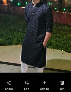 2 chikankari kurta m size once worn