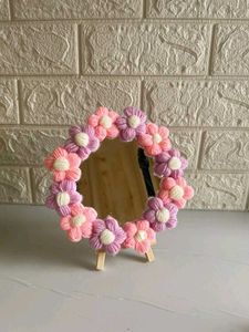 Handmade Floral Mirror Decor