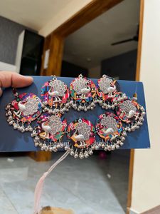 Handmade Durga Pendant Necklace Set
