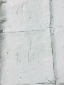 Light Blue Embroidered Kurta Set with Dupatta