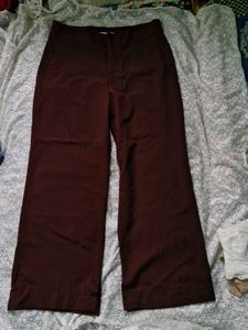 ZARA Maroon Trousers