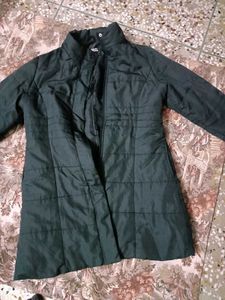 Stylish Black Quilted Coat