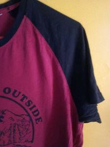 vintage graphic print ranglan tee💎