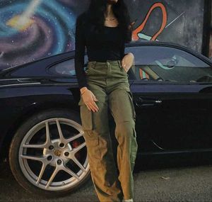 Stylish Olive Cargo Pants