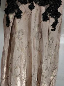 Elegant Black Beaded Ethnic Gown