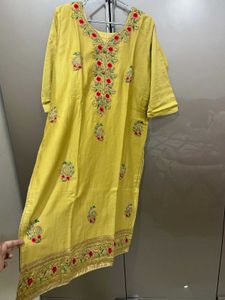 Mustard Yellow Kurta &amp; Shalwar