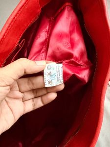 Vibrant Red Tote Bag