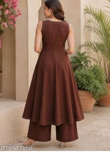 Elegant Brown Kurta Set