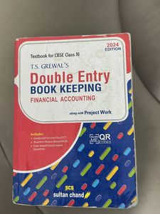 T.S. Grewal's Double Entry Book Keeping Textbook