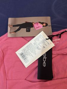 Pink Long Sleeve Cut-Out Top