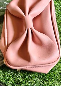 smyteen Cute Pink Bow cosmetics bag