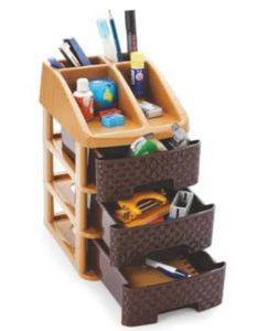 plastic 3 tier drawer