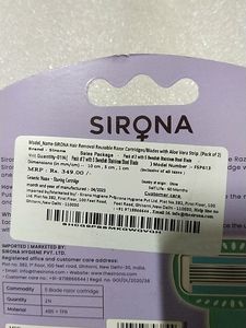Sirona 5blade Razor Cartridge