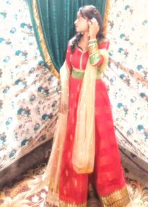 embellished anarkali suit without dupatta