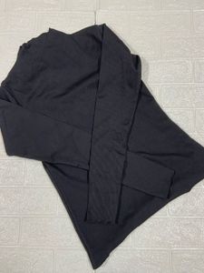 Black Long Sleeve Turtleneck Top