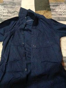 Classic Blue Button-Down Shirt