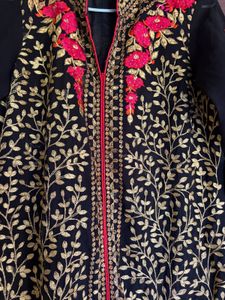 Handwork Embroidered Black suit set