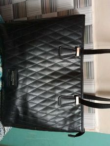 Black Quilted Handbag