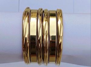 Elegant Gold Tone Bangles Set
