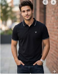 Men's Black Allen Solly T-Shirt new wth tag