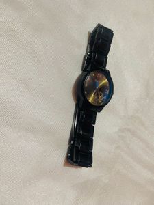 Stylish Black Metal Watch