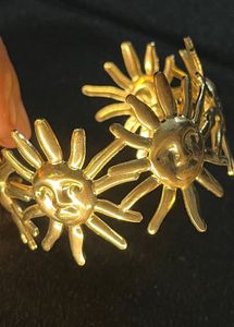 Anti-Tarnish Gold Sun Cuff Bracelet