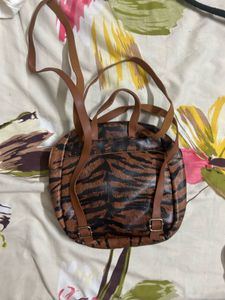 Stylish Tiger Print Backpack