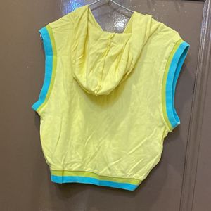 New Yellow Zip-Up Hoodie