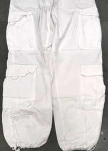 White Parachute Pants