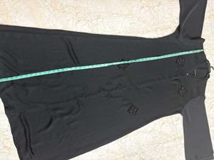 🎉Elegant Black Abaya with Embellishments
