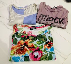 Bundle of 3 Women's crop top