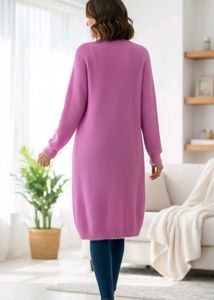 Lavender Fuzzy Cardigan