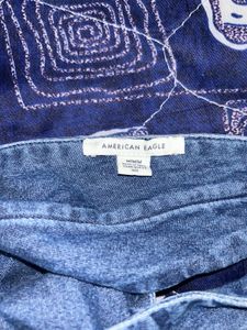 American Eagle Pinafore Dress with Belt