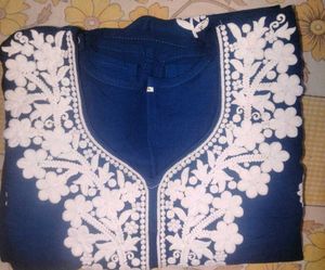 Elegant Teal Embroidered Kurta Set
