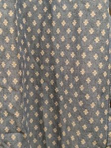 Men's Printed Blue Long Sleeve Shirt