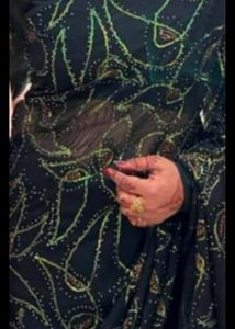 Hand Embroidery N Sequence Saree