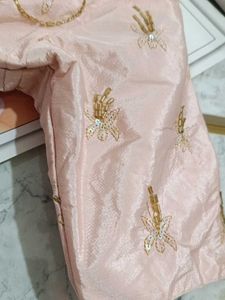 Pink hand work Designer Blouse