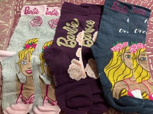 Barbie Socks - 3 Pairs