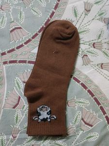 Brown Women Socks