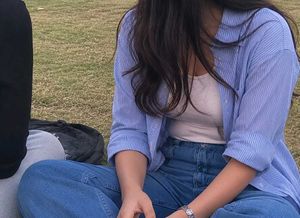 Blue Striped fitted Shirt