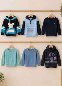 6 Kids Hoodies and Sweaters Bundle