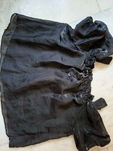 Elegant Black Off-Shoulder Top