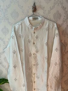 Elegant White Kurta Set