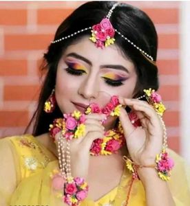 Floral Jewellery Set for Haldi Ceremony