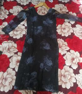 Elegant Floral Print organza kurti