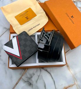 Louis Vuitton Belt and Wallet Set