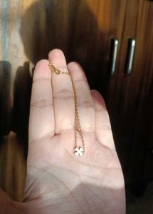 Dainty Gold Four-Leaf Clover Necklace